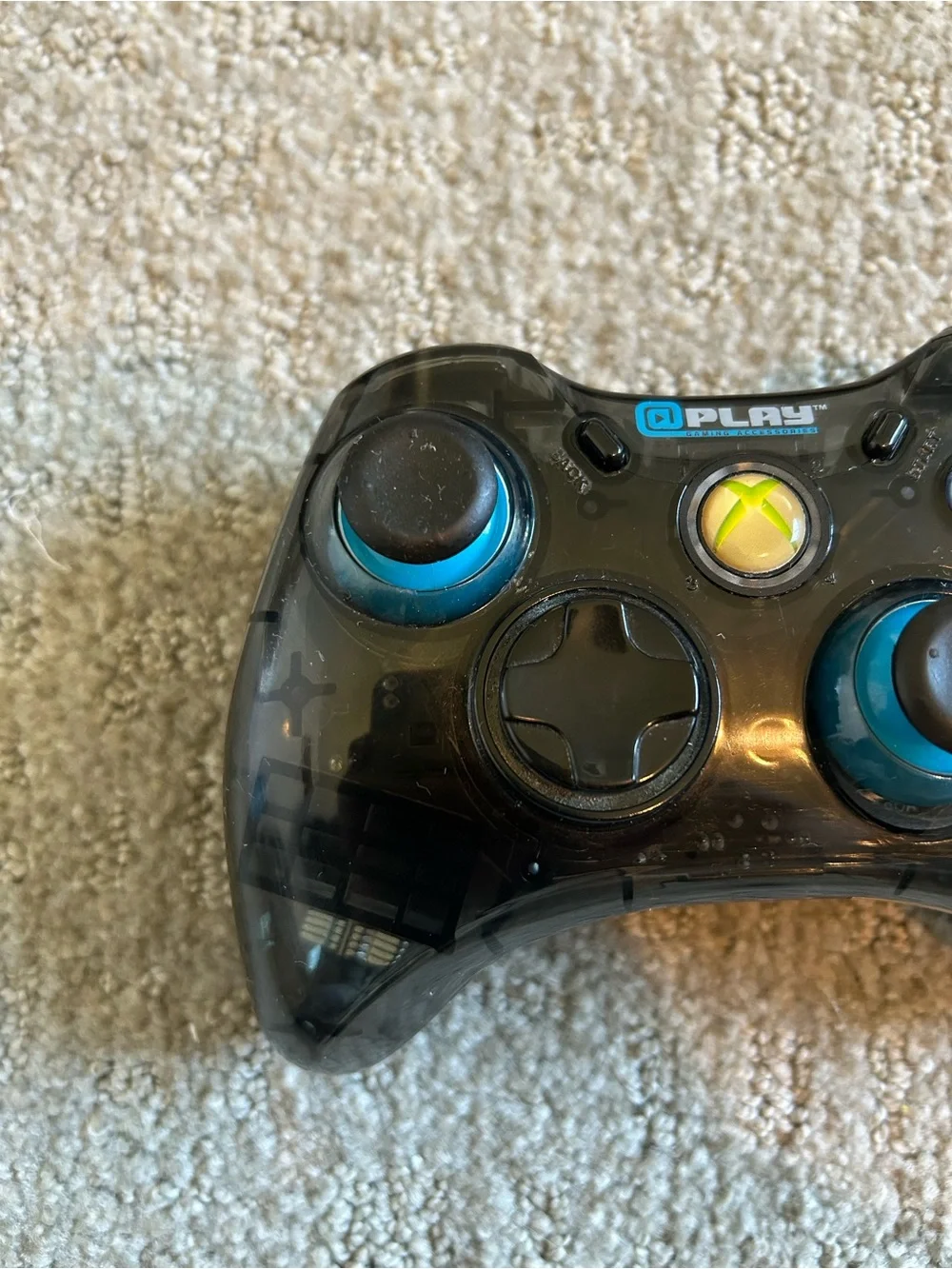 At Play Wired Controller For Xbox 360 And PC - Smoke Grey : Tested And Working